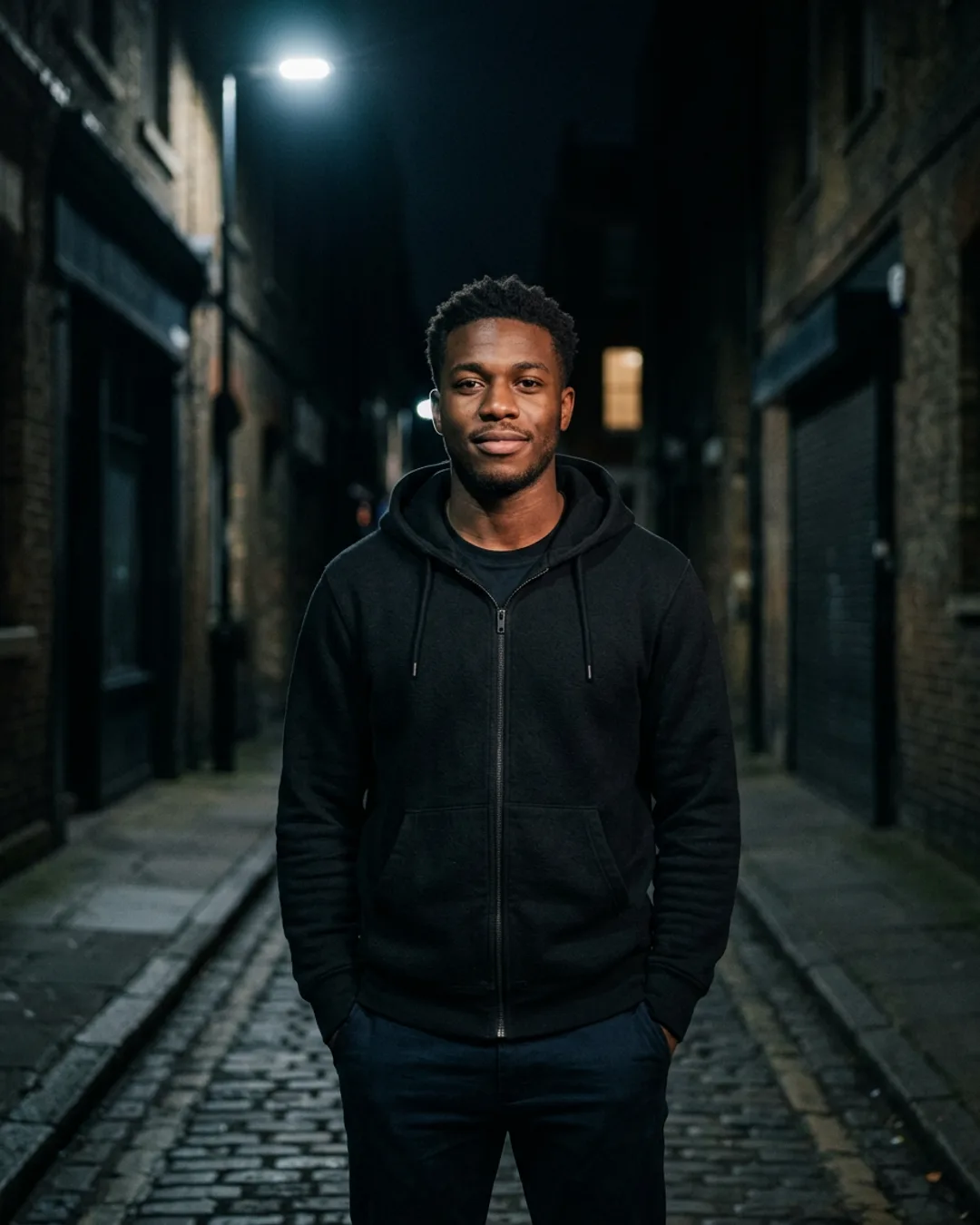Street portrait — Nouve hoodie